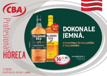 Leták CBA Komfos - 2.1.2025 - 31.1.2025.