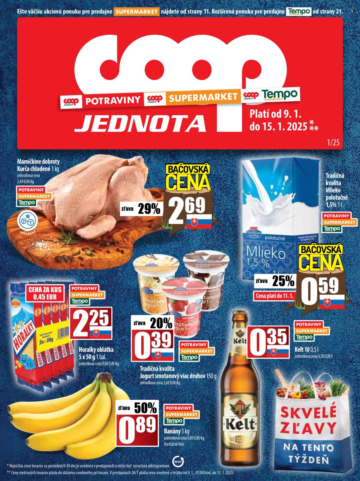 Leták COOP Jednota - 9.1.2025 - 15.1.2025. Strana 1