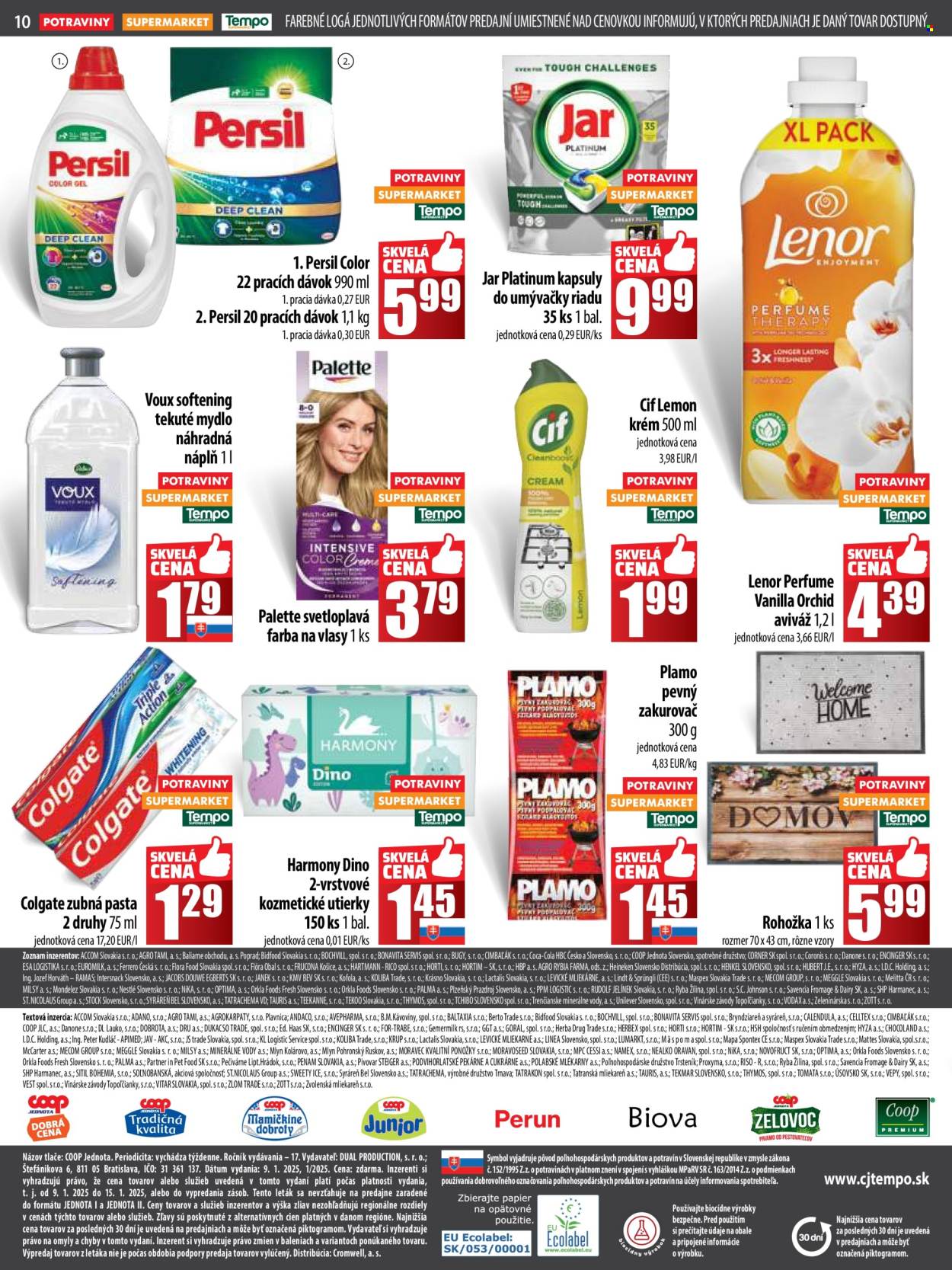 Leták COOP Jednota - 9.1.2025 - 15.1.2025. Strana 10