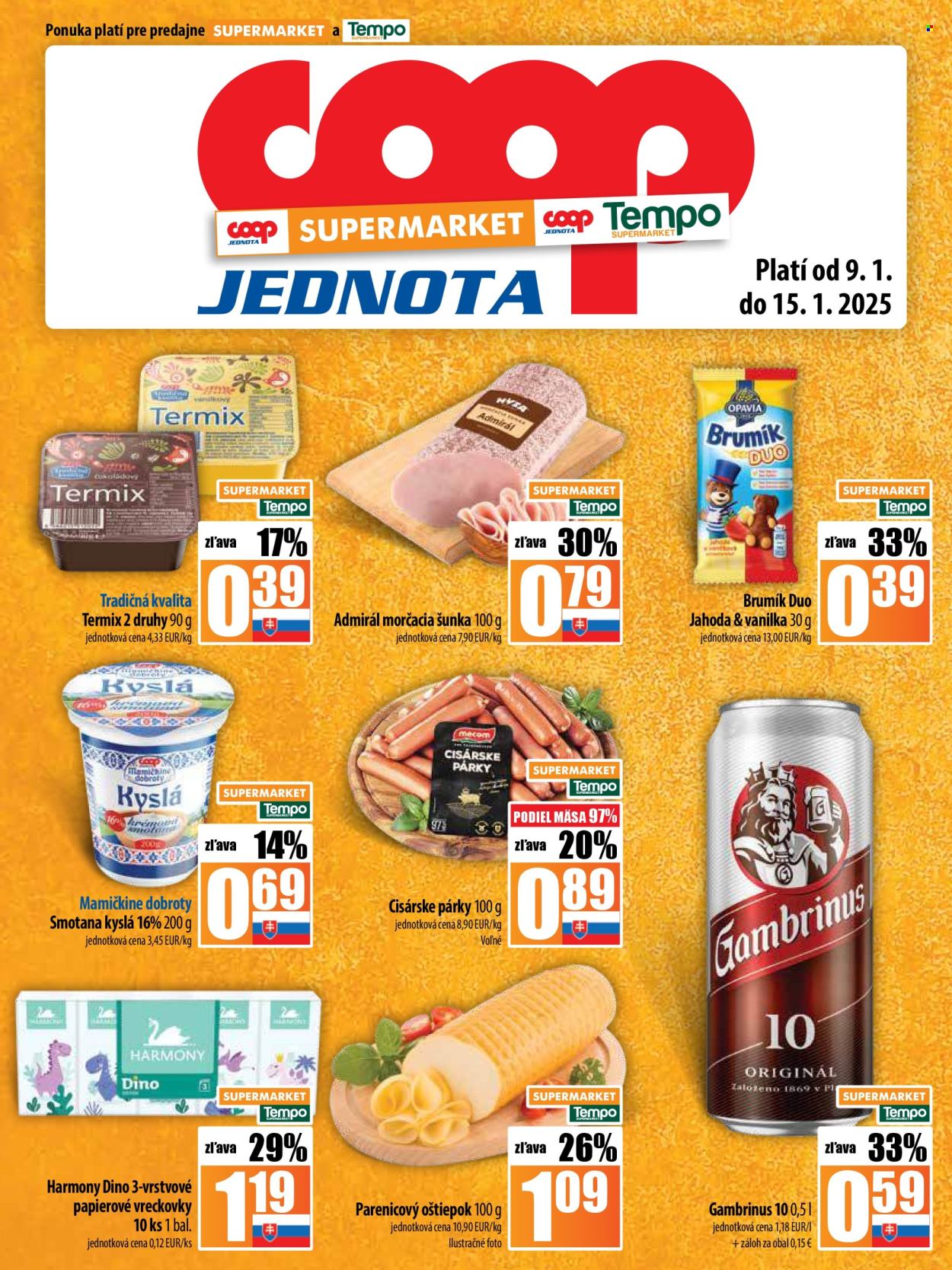 Leták COOP Jednota - 9.1.2025 - 15.1.2025. Strana 11
