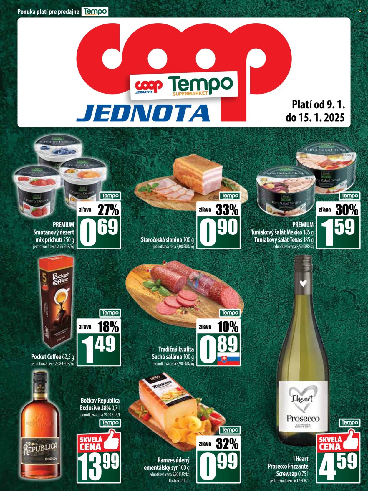 Leták COOP Jednota - 9.1.2025 - 15.1.2025. Strana 21