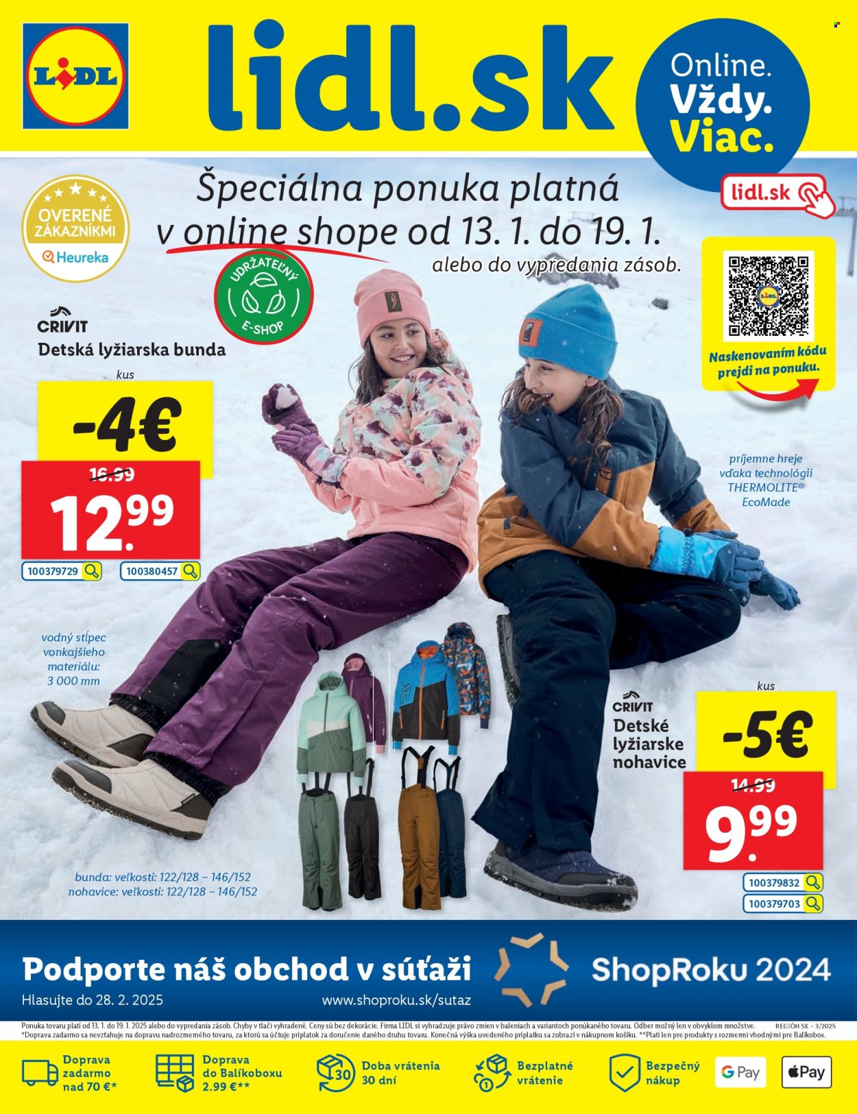 Leták Lidl - 13.1.2025 - 19.1.2025. Strana 1