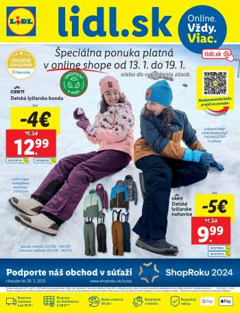 Leták Lidl - 13.1.2025 - 19.1.2025.