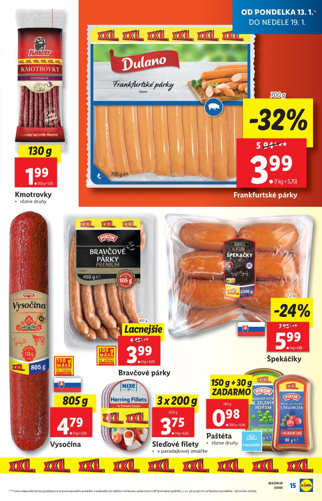 Leták Lidl - 13.1.2025 - 19.1.2025. Strana 17