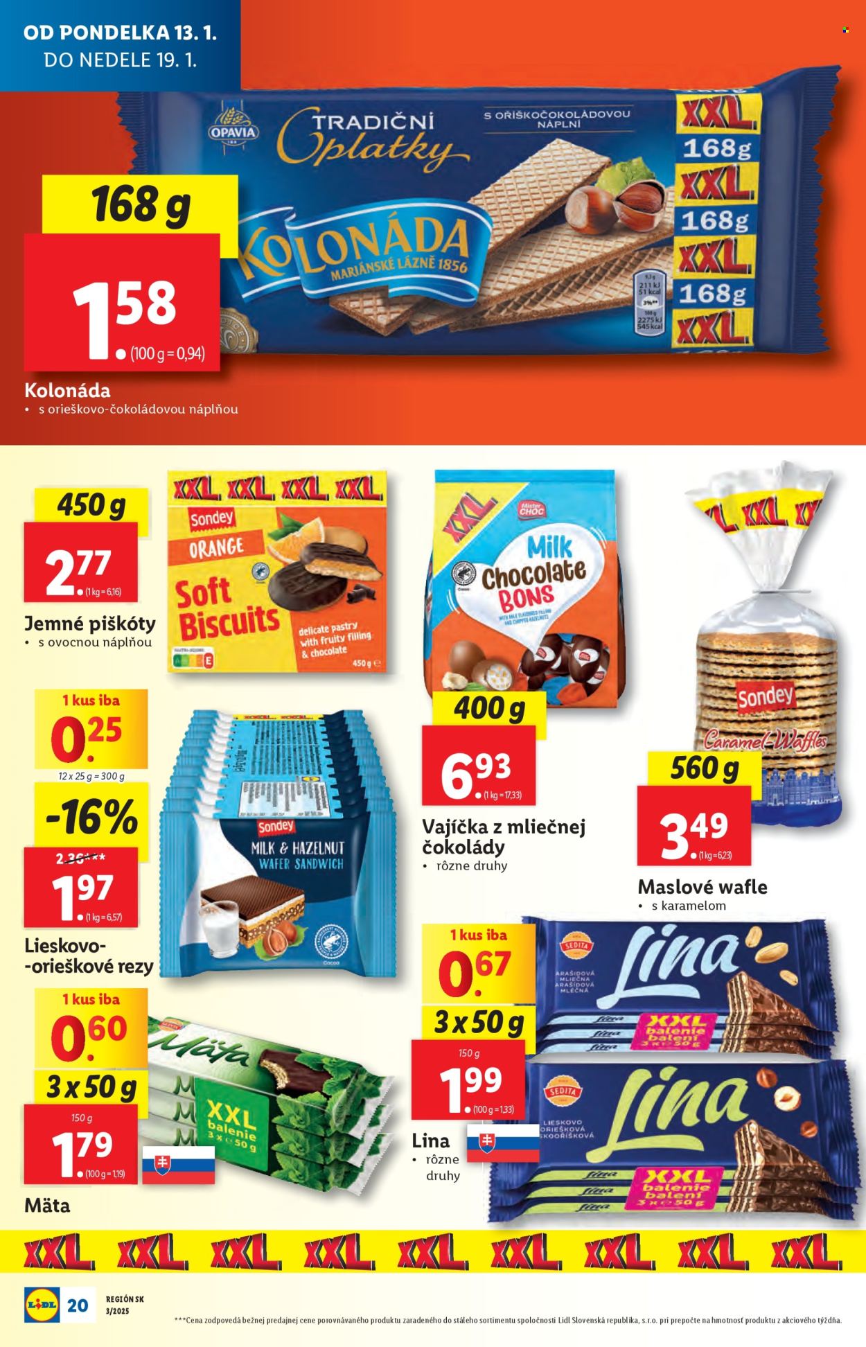 Leták Lidl - 13.1.2025 - 19.1.2025. Strana 22