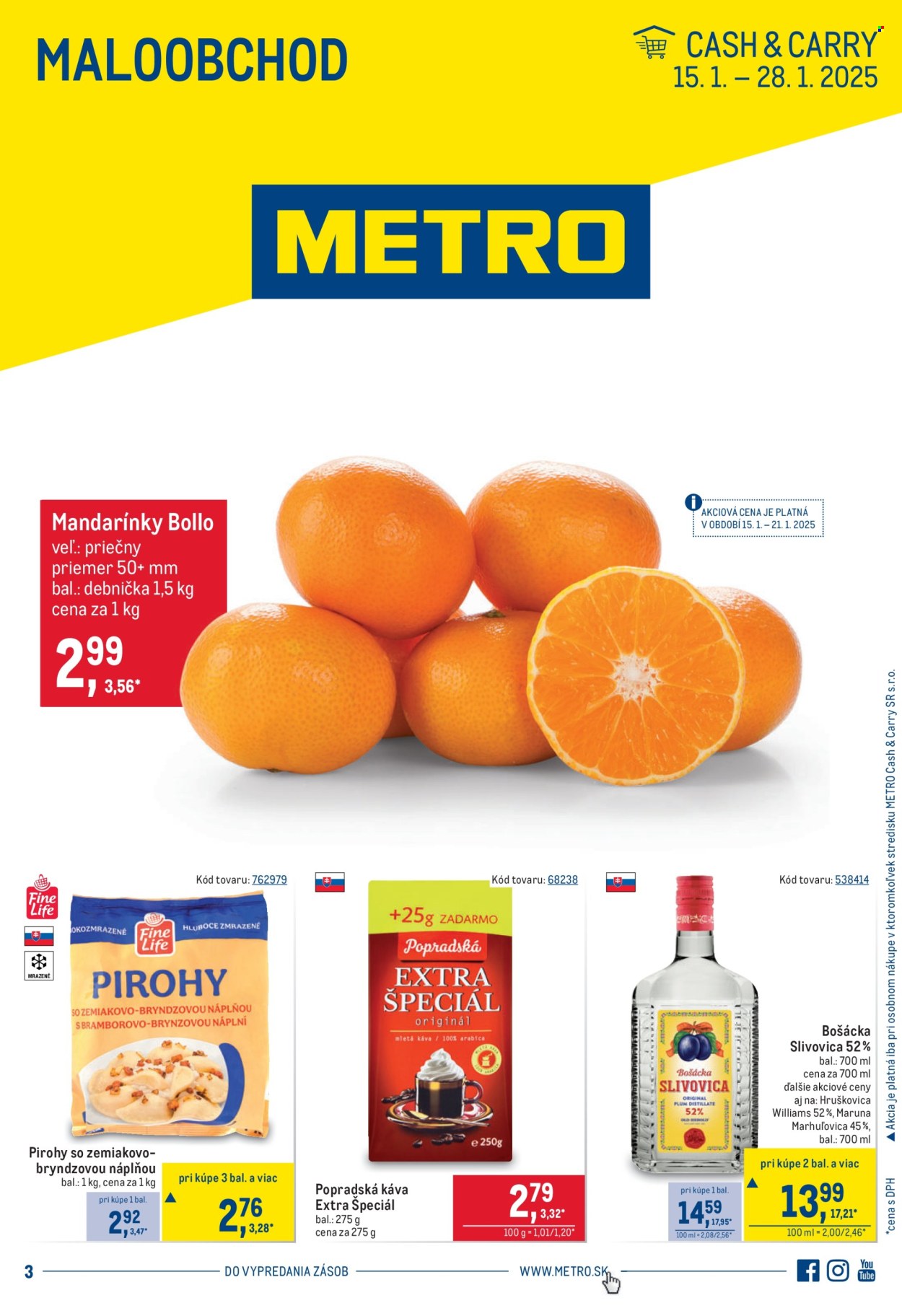 Leták Metro - 15.1.2025 - 28.1.2025. Strana 1