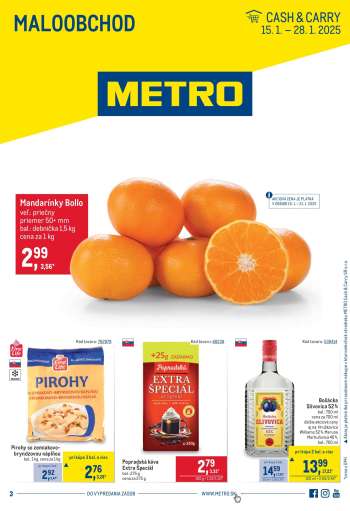 Leták Metro - 15.1.2025 - 28.1.2025.