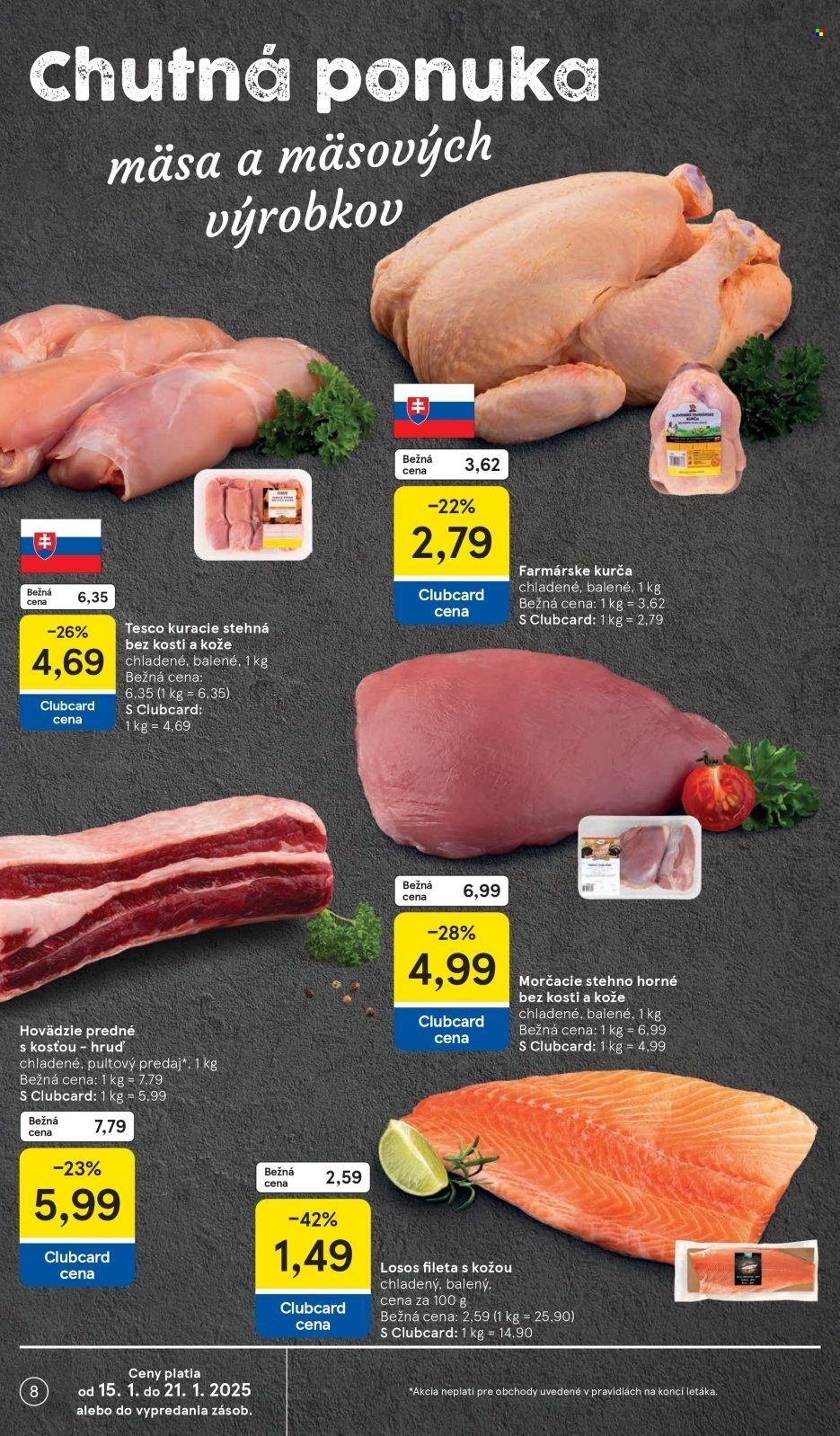 Leták TESCO - 15.1.2025 - 21.1.2025. Strana 8