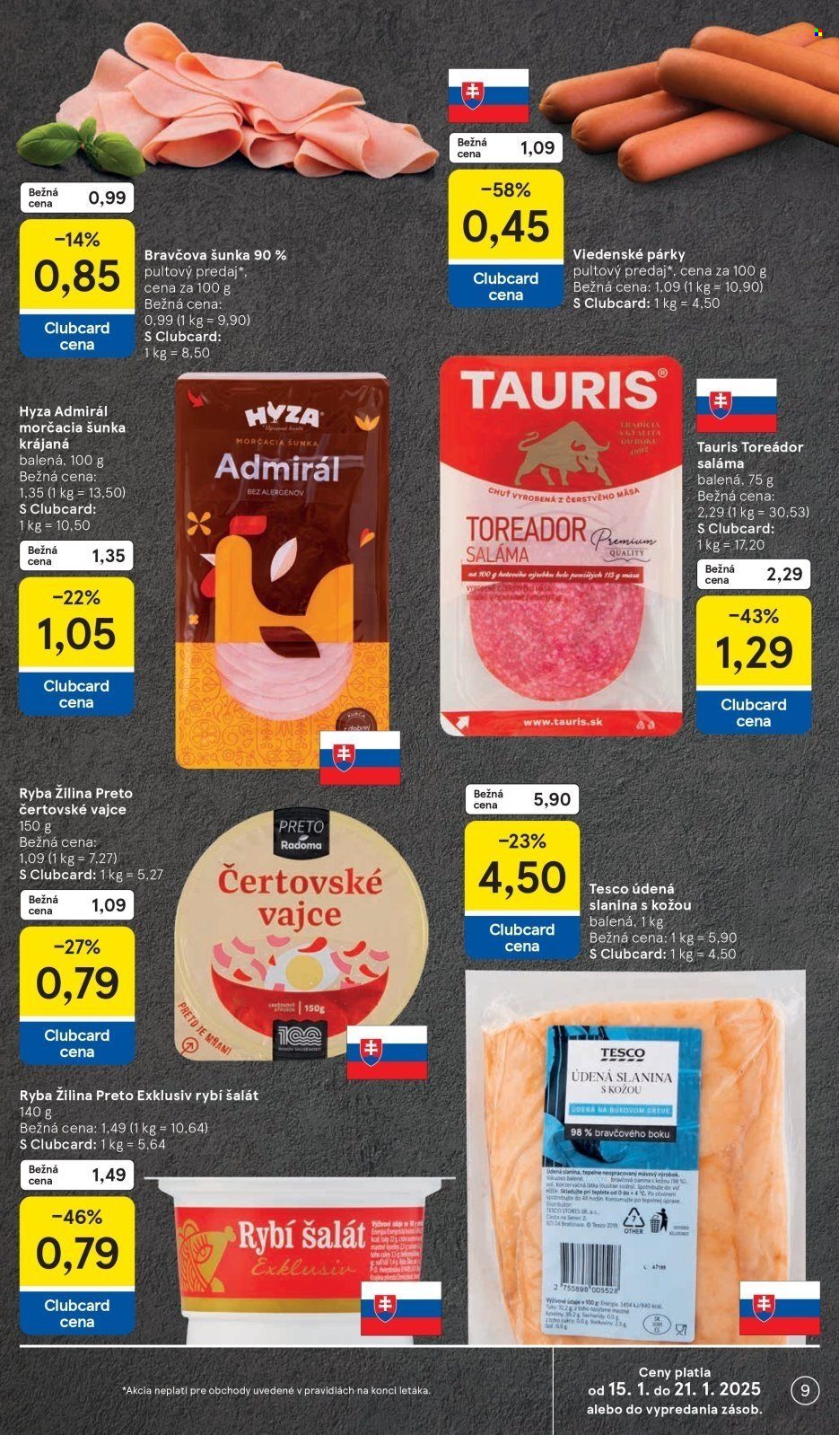Leták TESCO - 15.1.2025 - 21.1.2025. Strana 9