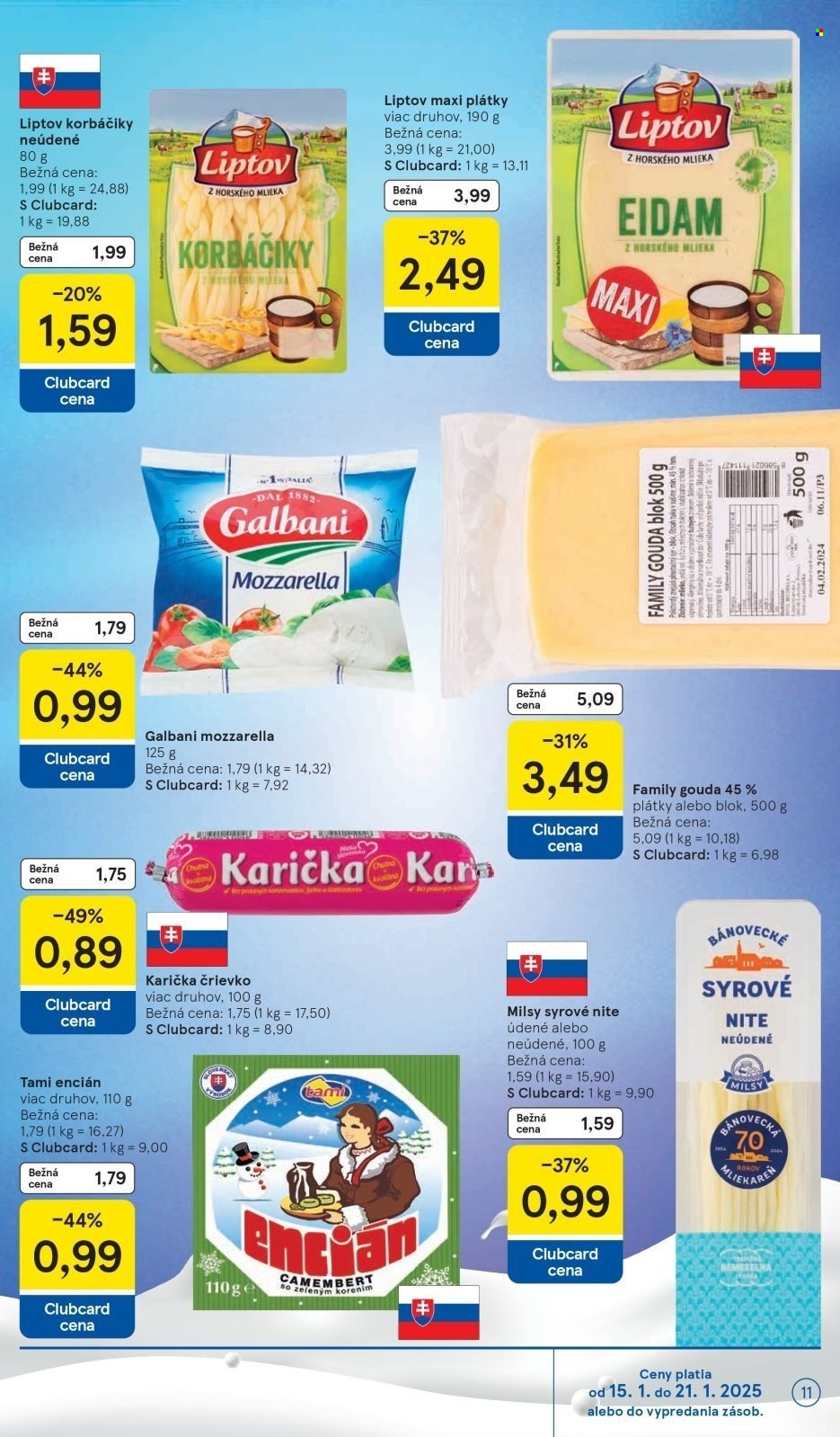 Leták TESCO - 15.1.2025 - 21.1.2025. Strana 11