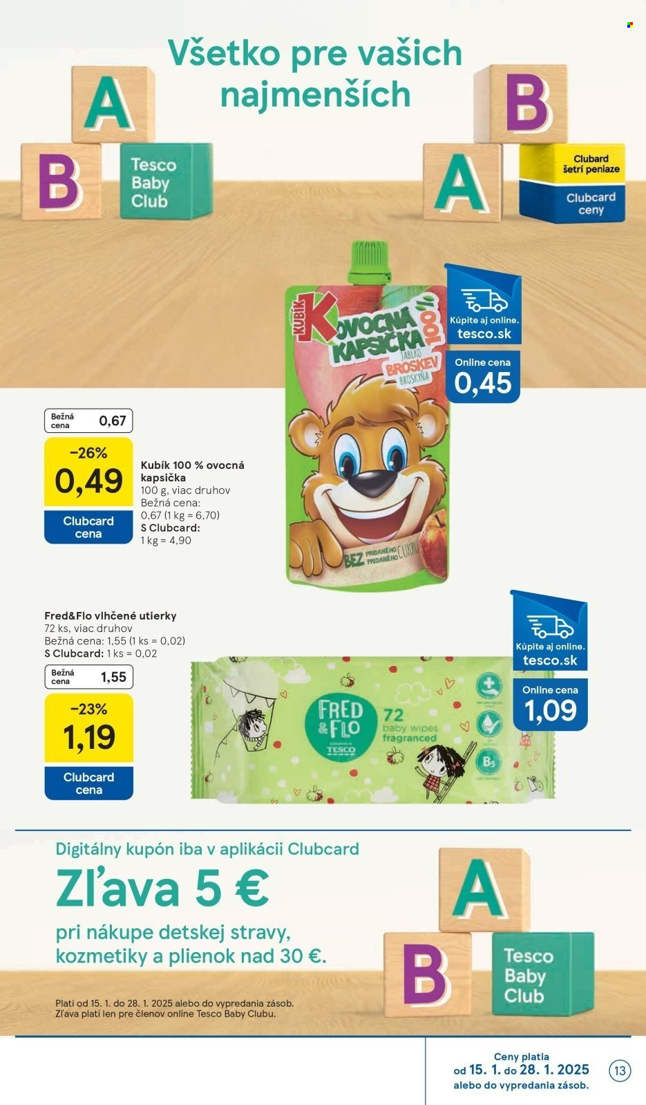 Leták TESCO - 15.1.2025 - 21.1.2025. Strana 13