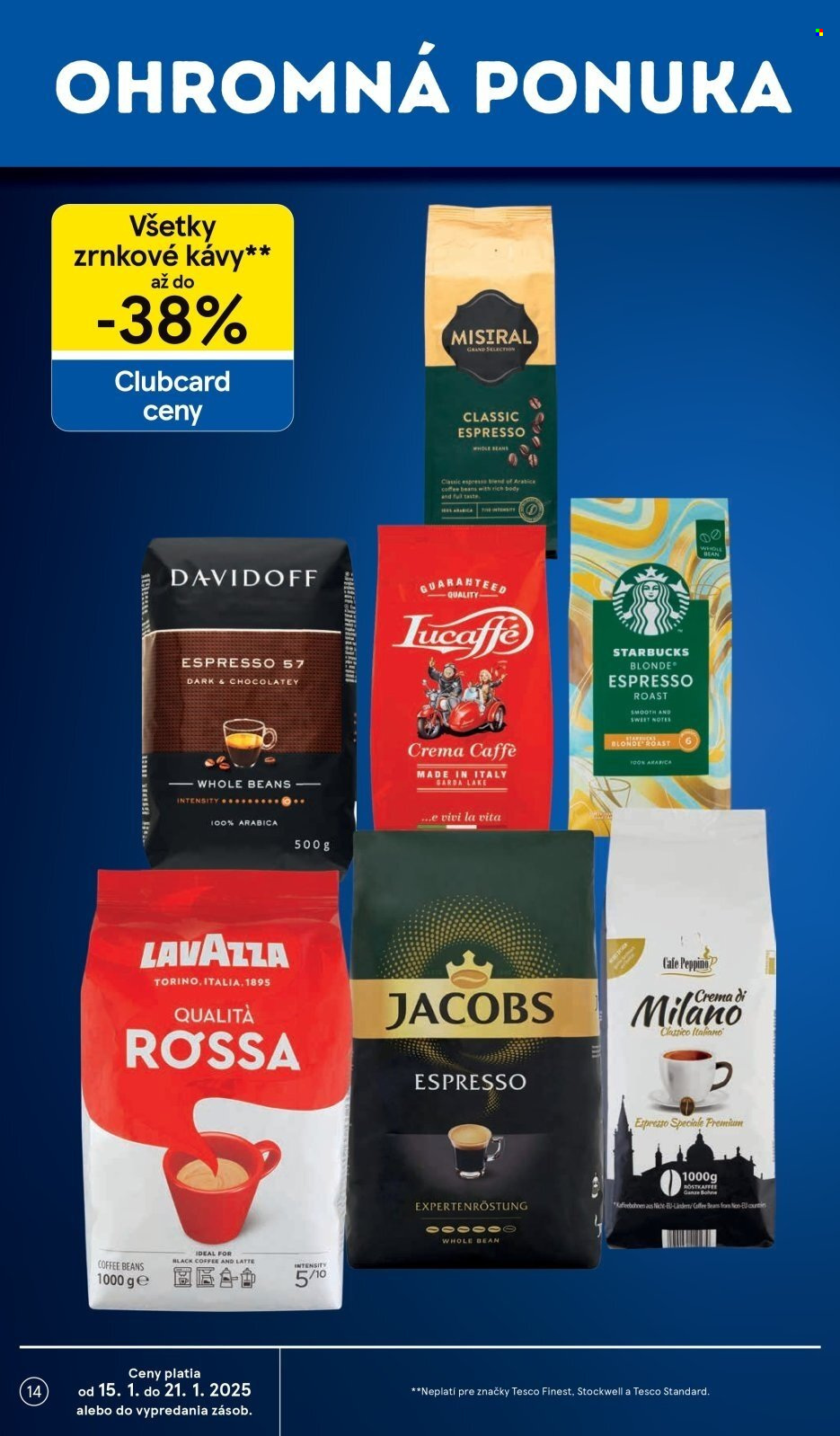 Leták TESCO - 15.1.2025 - 21.1.2025. Strana 14