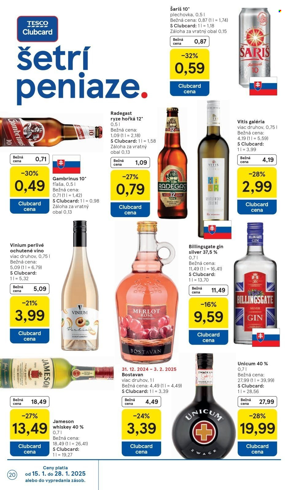 Leták TESCO - 15.1.2025 - 21.1.2025. Strana 20