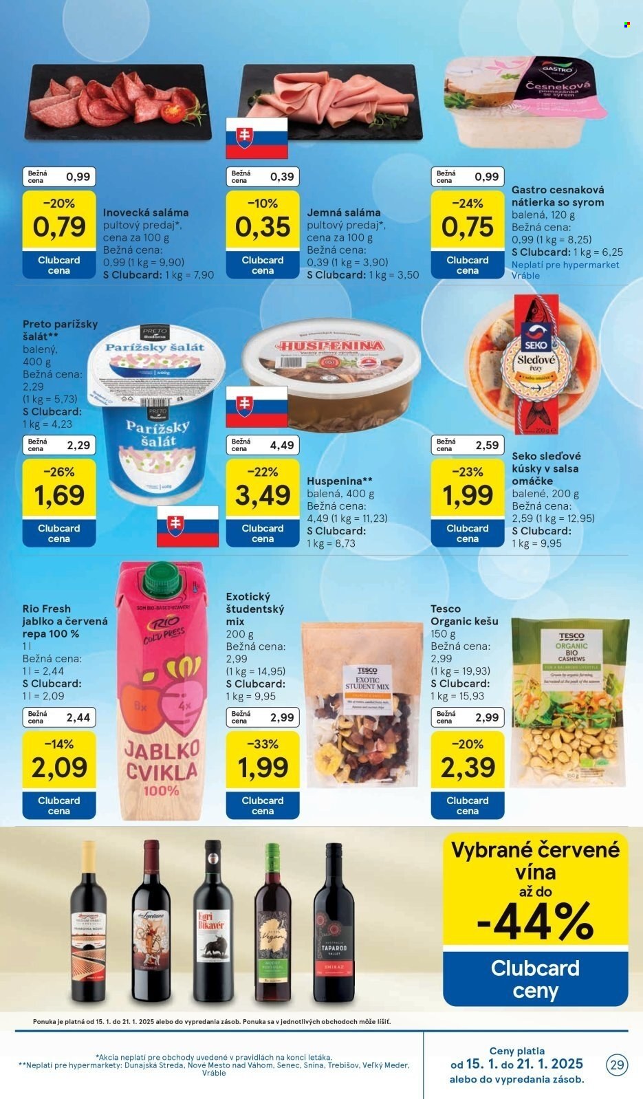 Leták TESCO - 15.1.2025 - 21.1.2025. Strana 29