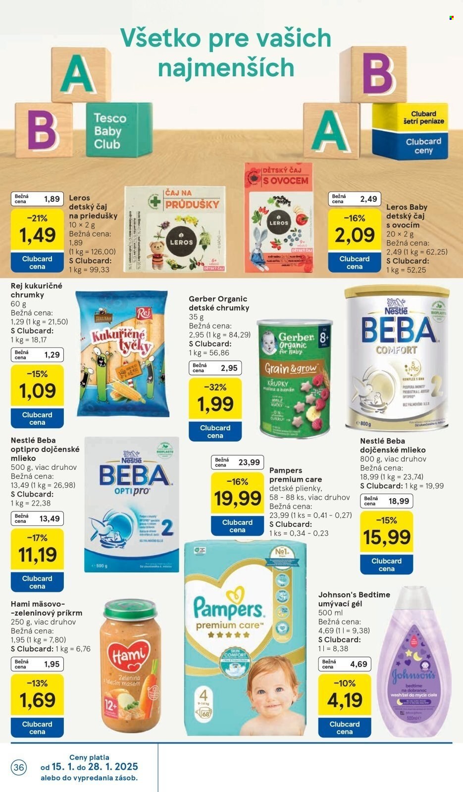 Leták TESCO - 15.1.2025 - 21.1.2025. Strana 36