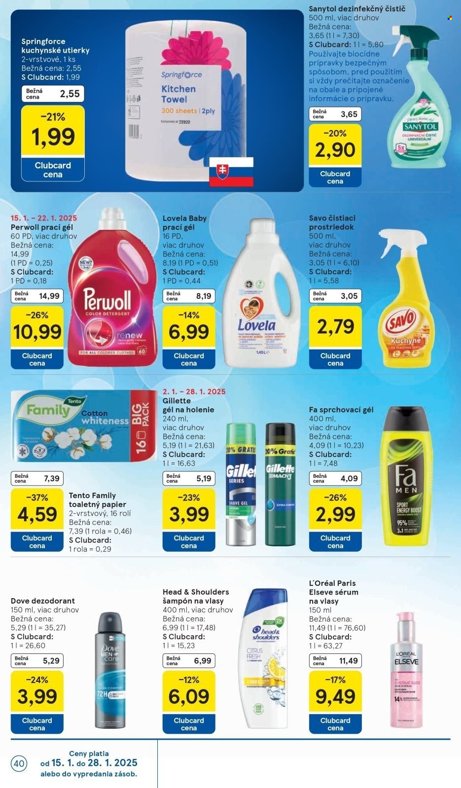 Leták TESCO - 15.1.2025 - 21.1.2025. Strana 40