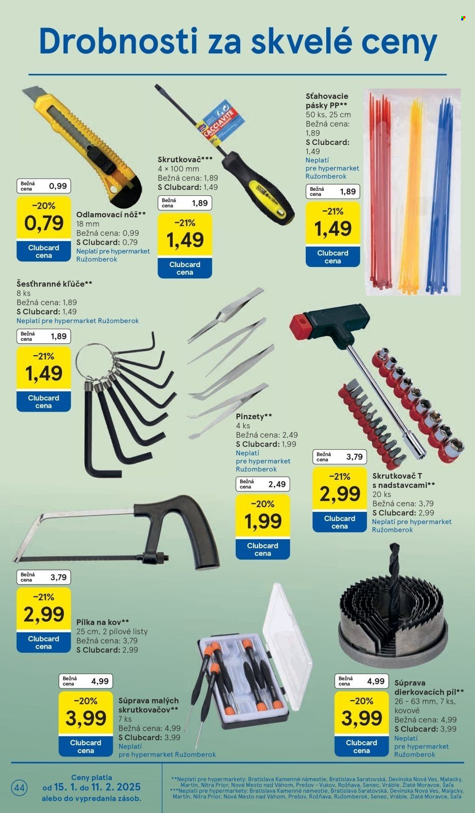 Leták TESCO - 15.1.2025 - 21.1.2025. Strana 44