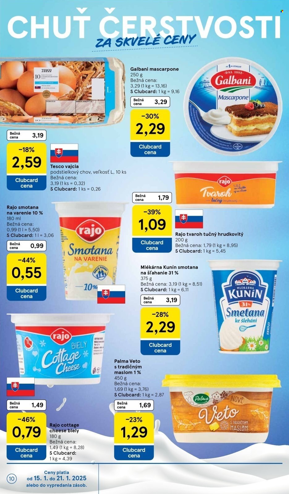 Leták TESCO supermarket - 15.1.2025 - 21.1.2025. Strana 10