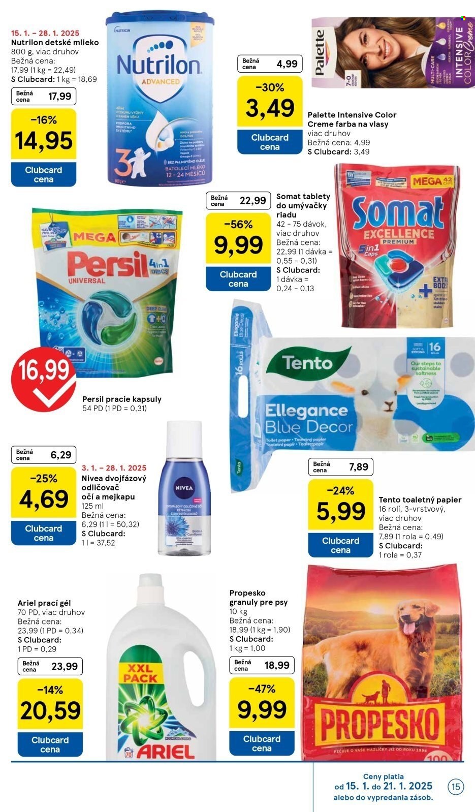 Leták TESCO supermarket - 15.1.2025 - 21.1.2025. Strana 15
