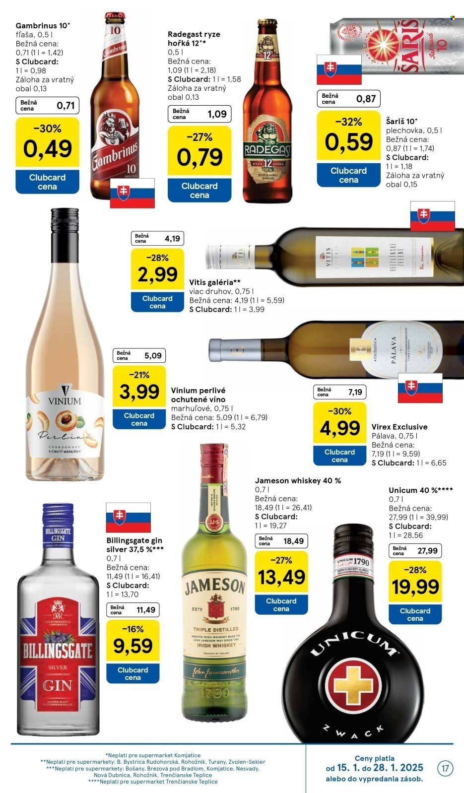 Leták TESCO supermarket - 15.1.2025 - 21.1.2025. Strana 17