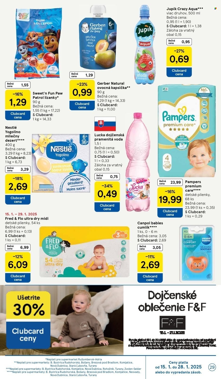 Leták TESCO supermarket - 15.1.2025 - 21.1.2025. Strana 29