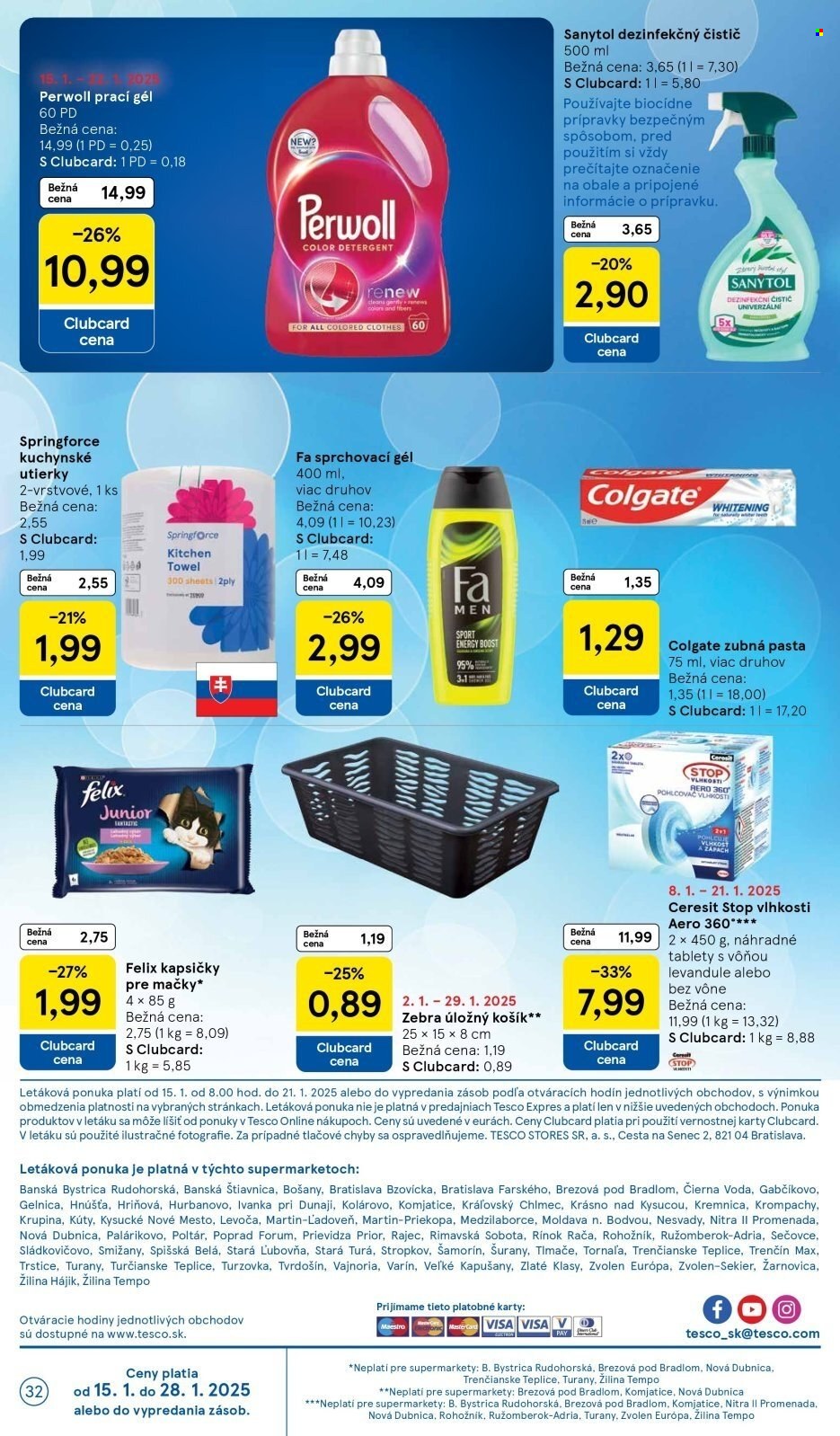 Leták TESCO supermarket - 15.1.2025 - 21.1.2025. Strana 32