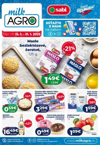 Leták Milk AGRO - 15.1.2025 - 21.1.2025.