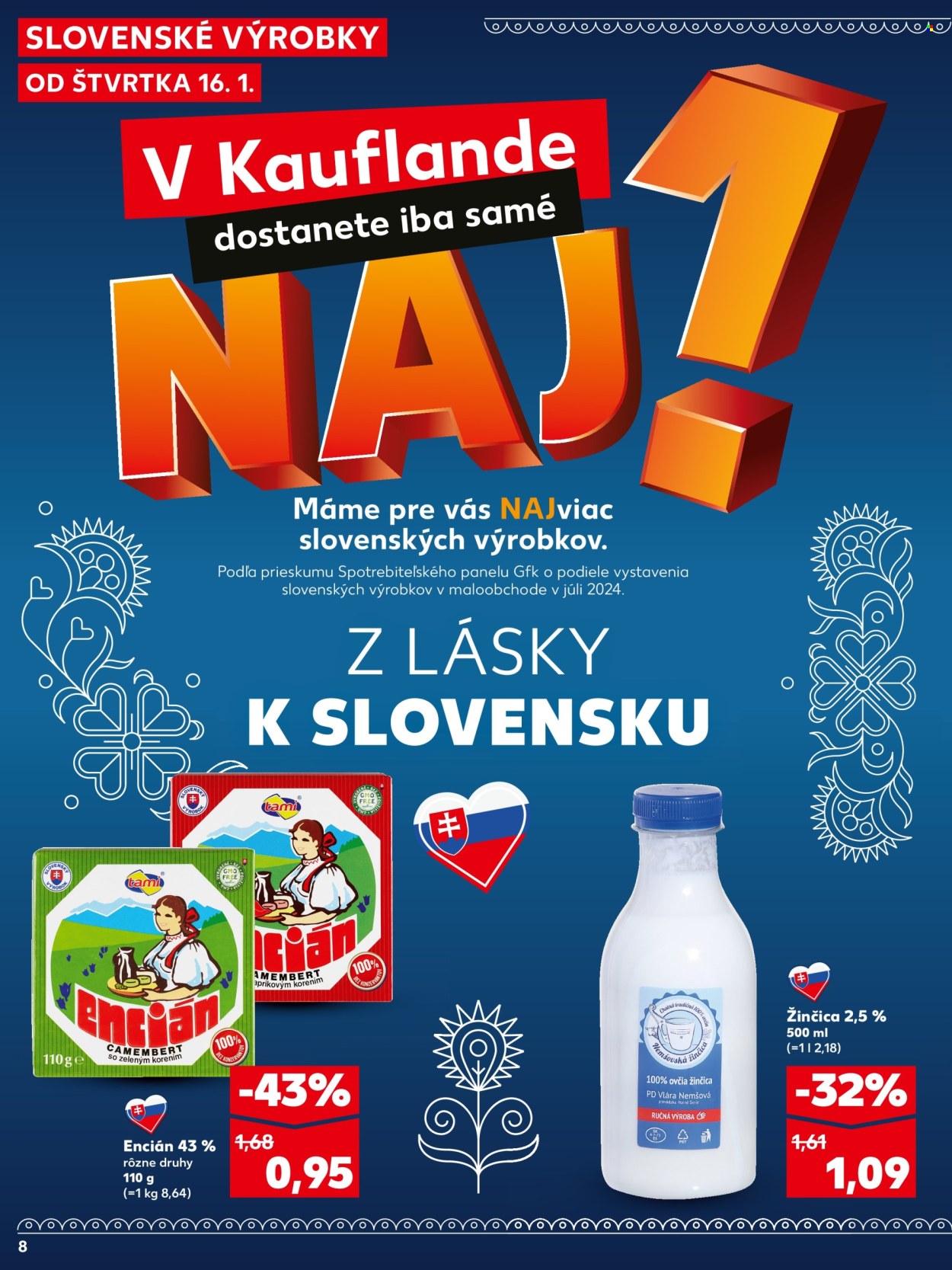 Leták Kaufland - 16.1.2025 - 22.1.2025. Strana 8