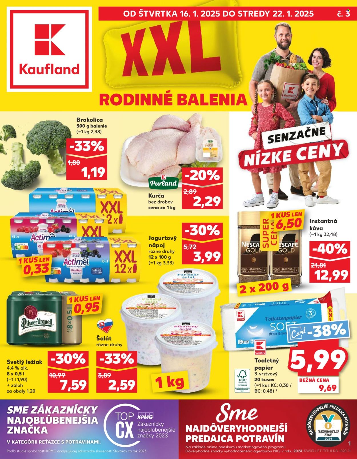 Leták Kaufland - 16.1.2025 - 22.1.2025. Strana 1