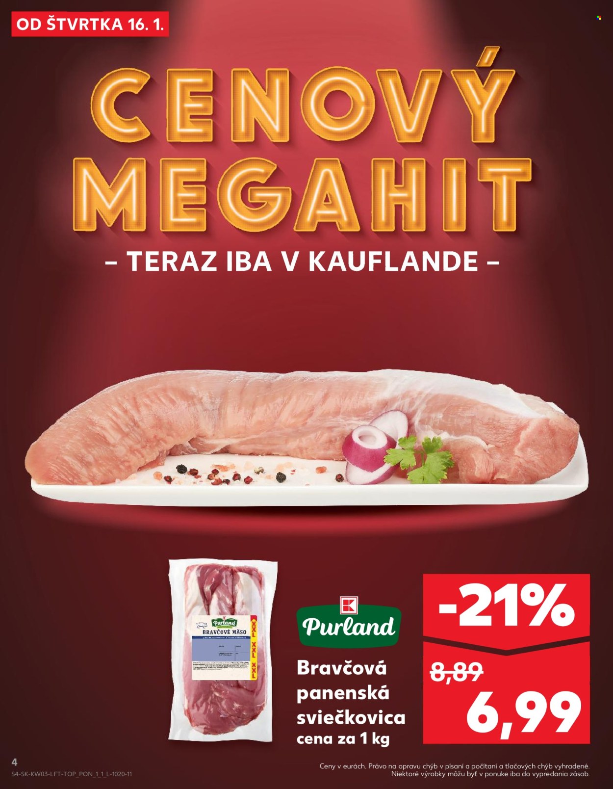 Leták Kaufland - 16.1.2025 - 22.1.2025. Strana 4