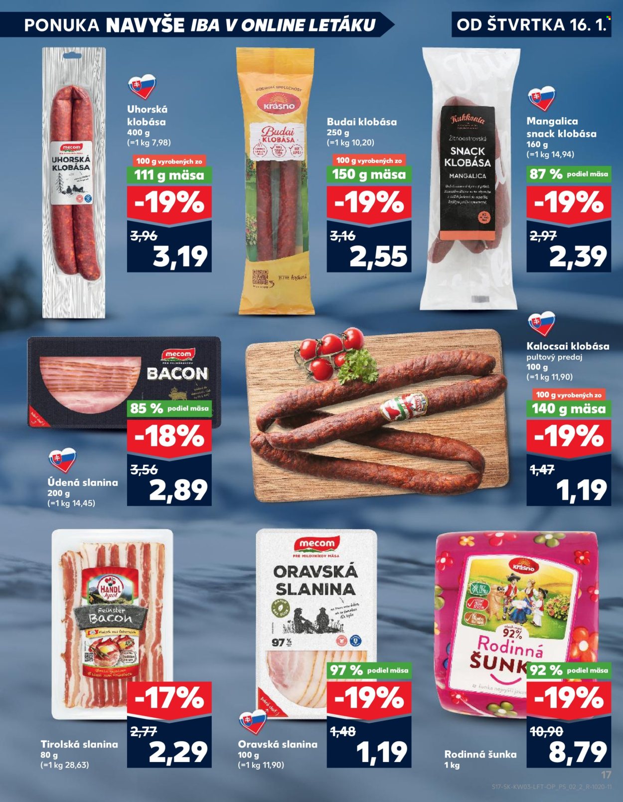 Leták Kaufland - 16.1.2025 - 22.1.2025. Strana 17