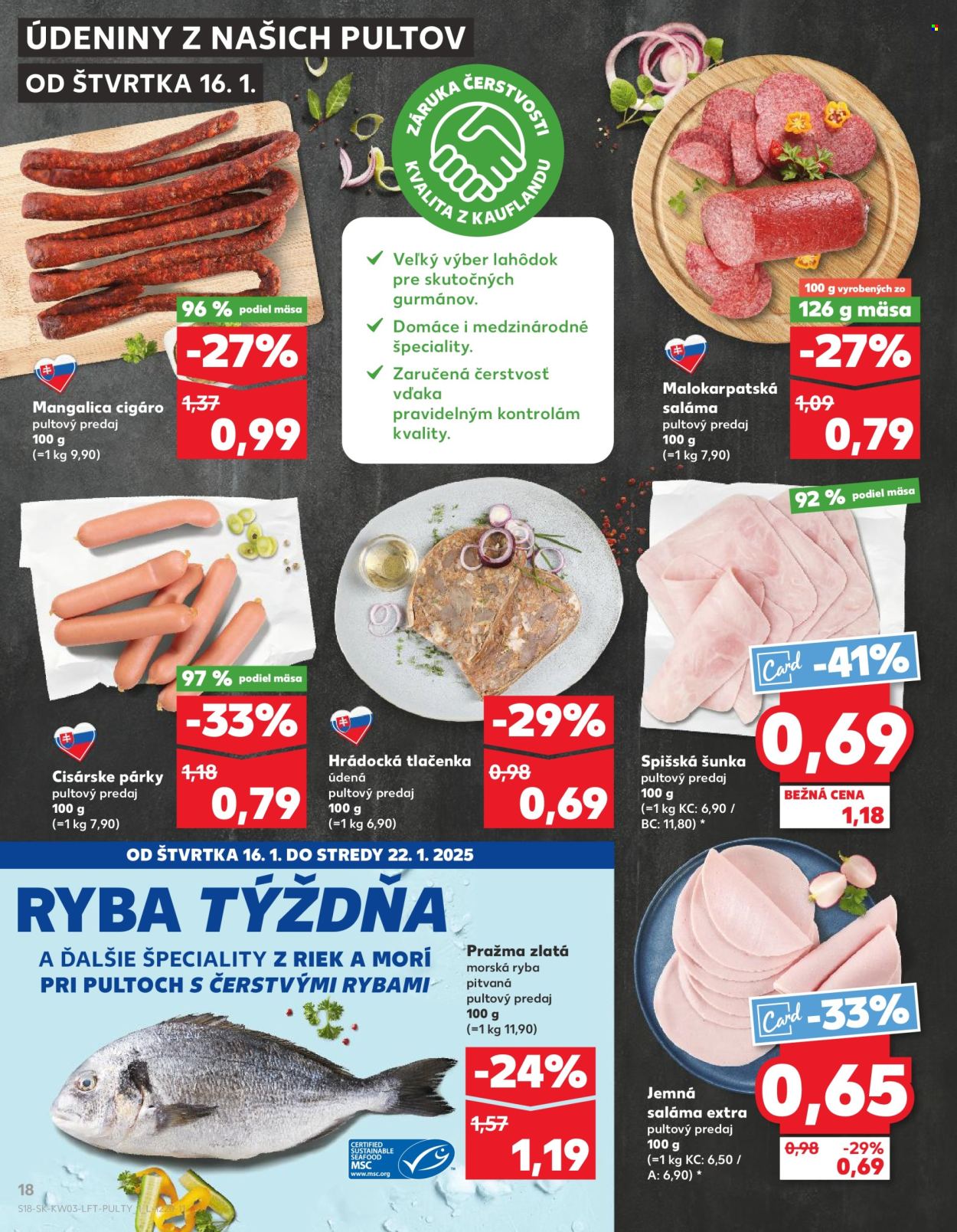 Leták Kaufland - 16.1.2025 - 22.1.2025. Strana 18