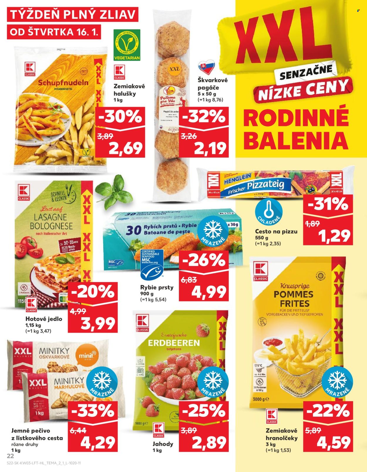 Leták Kaufland - 16.1.2025 - 22.1.2025. Strana 22