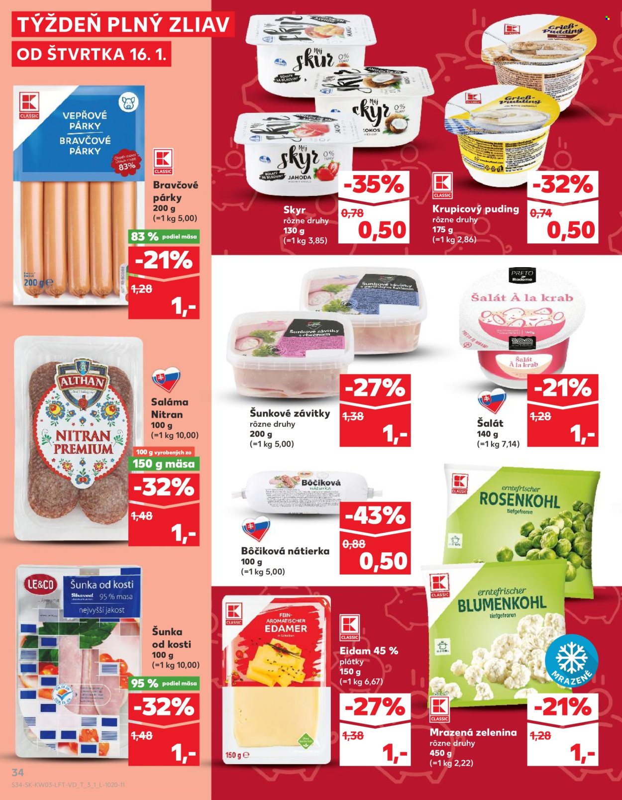 Leták Kaufland - 16.1.2025 - 22.1.2025. Strana 34