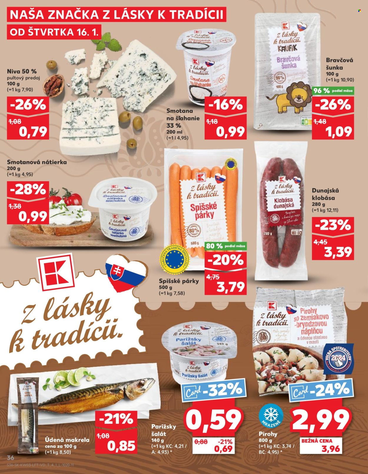 Leták Kaufland - 16.1.2025 - 22.1.2025. Strana 36