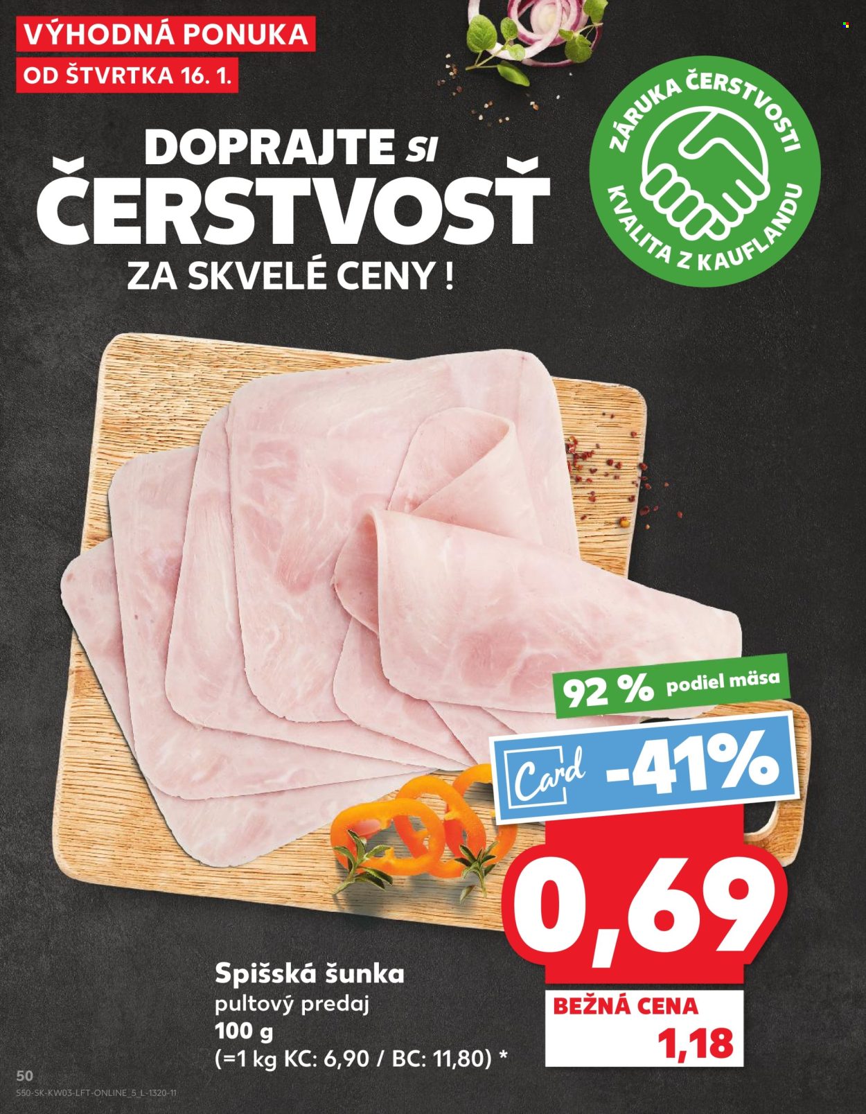 Leták Kaufland - 16.1.2025 - 22.1.2025. Strana 50