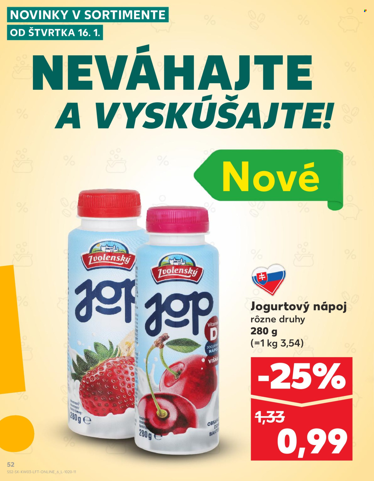 Leták Kaufland - 16.1.2025 - 22.1.2025. Strana 52