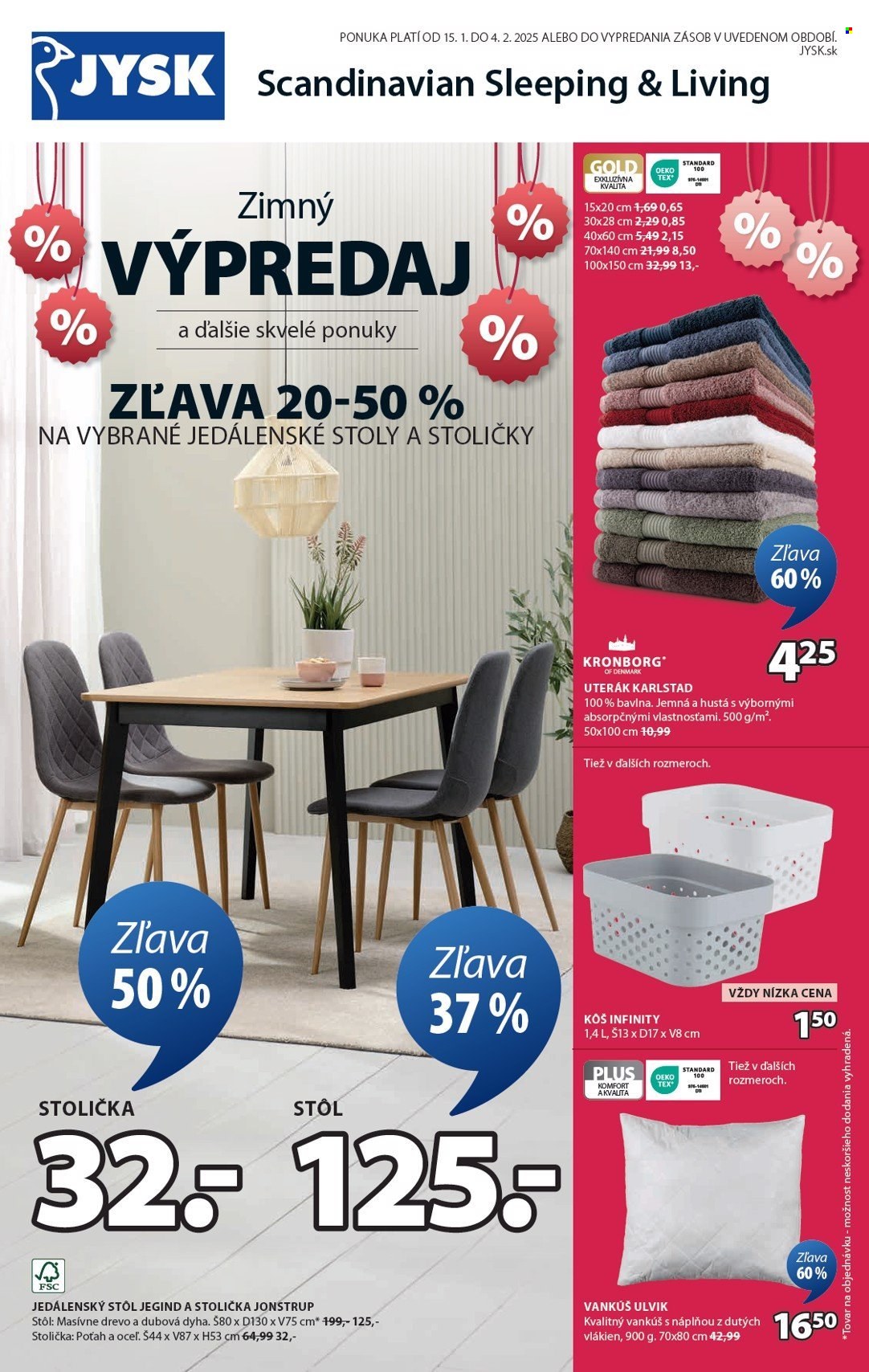 Leták JYSK - 15.1.2025 - 4.2.2025. Strana 2