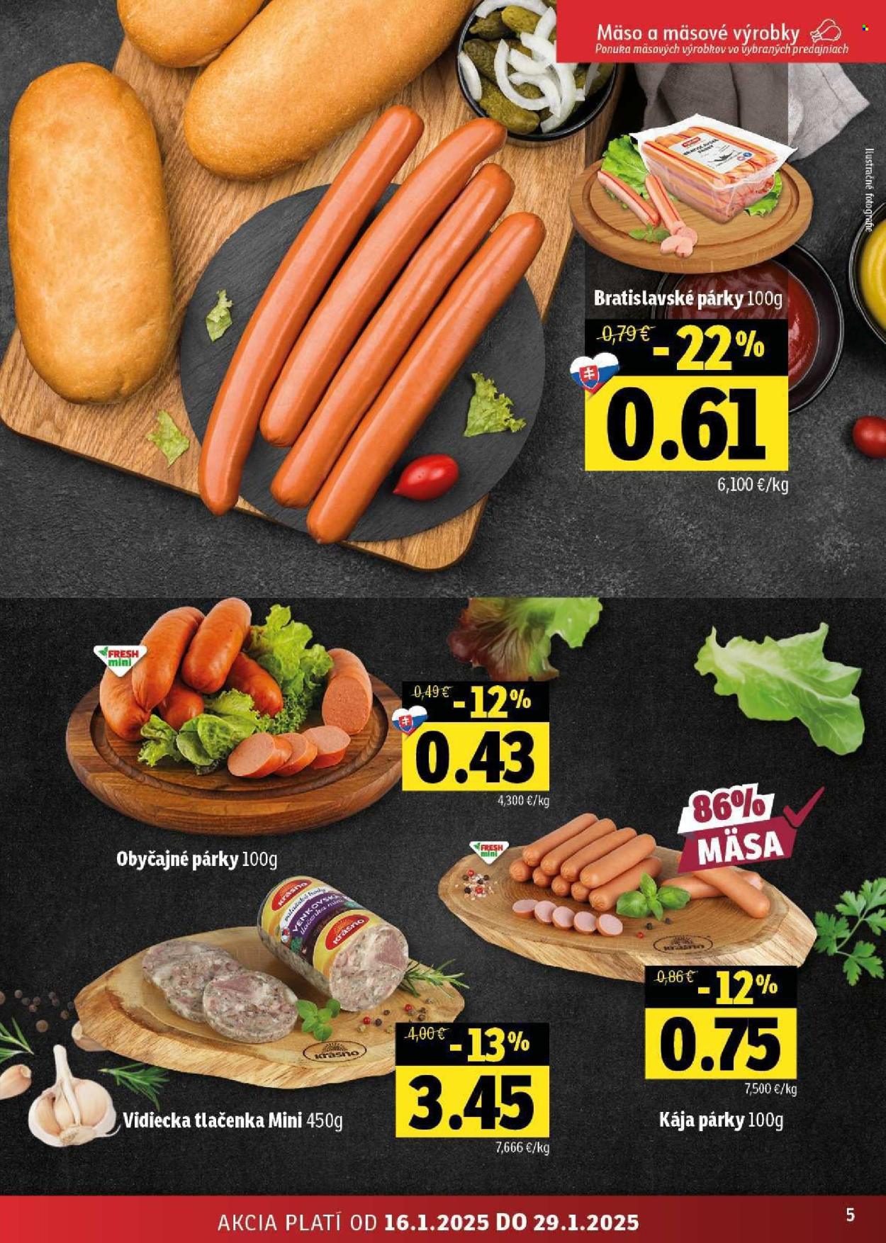 Leták FRESH - 16.1.2025 - 29.1.2025. Strana 5