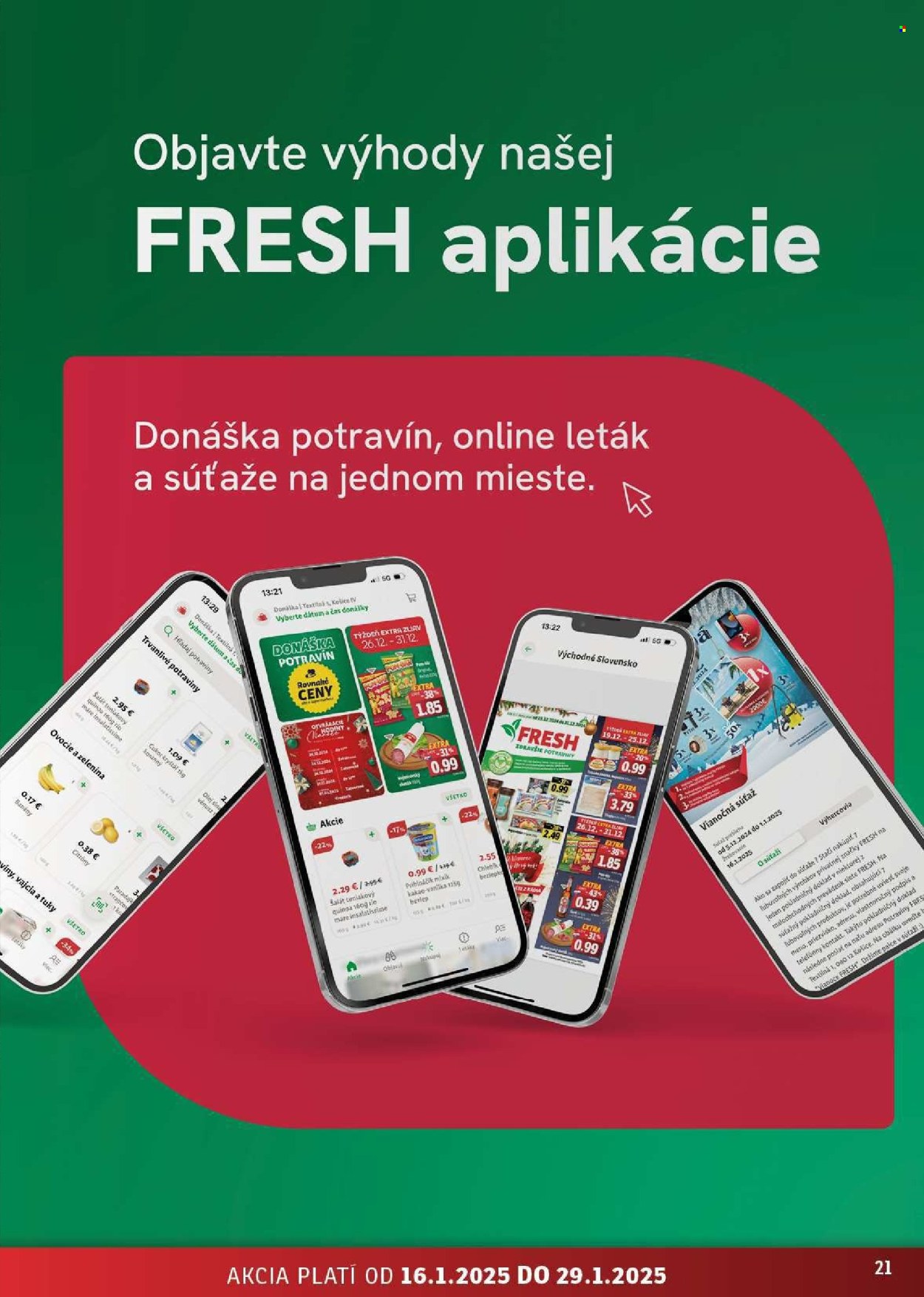 Leták FRESH - 16.1.2025 - 29.1.2025. Strana 21