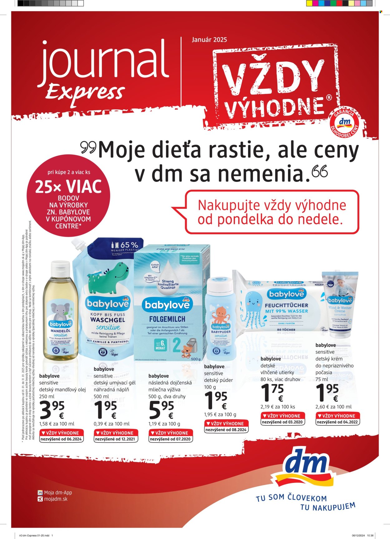 Leták dm drogerie - 1.1.2025 - 31.1.2025. Strana 1