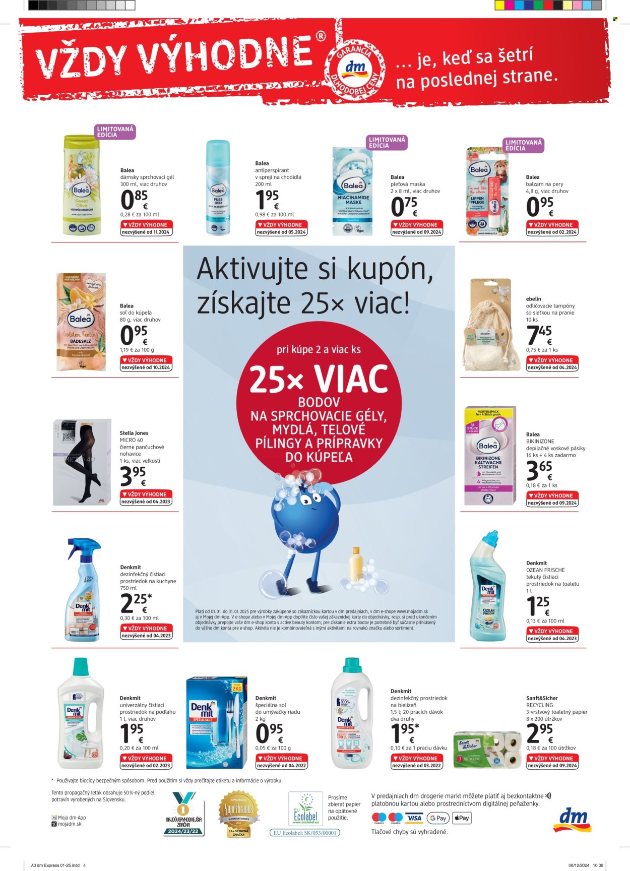 Leták dm drogerie - 1.1.2025 - 31.1.2025. Strana 4