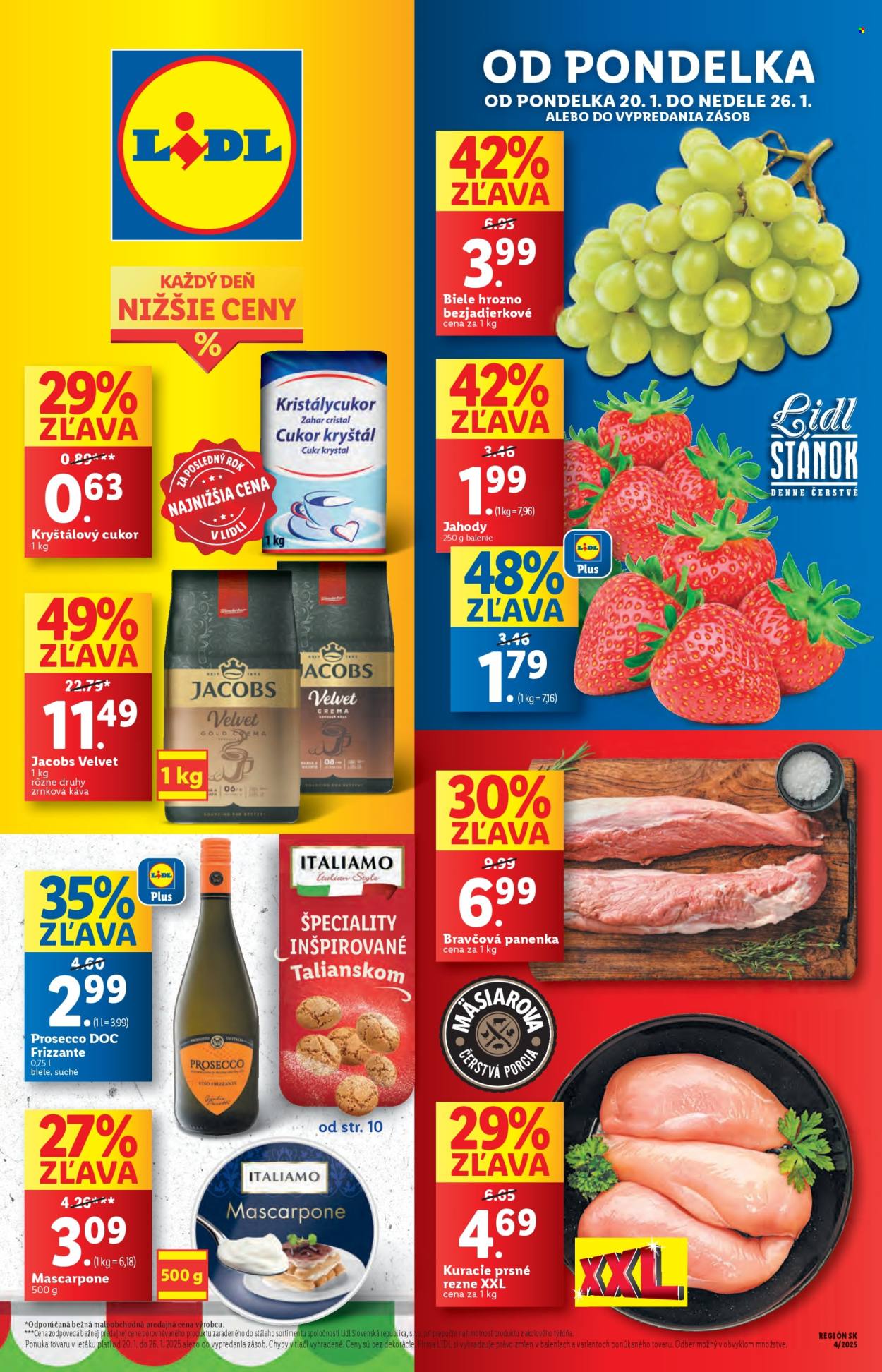 Leták Lidl - 20.1.2025 - 26.1.2025. Strana 1