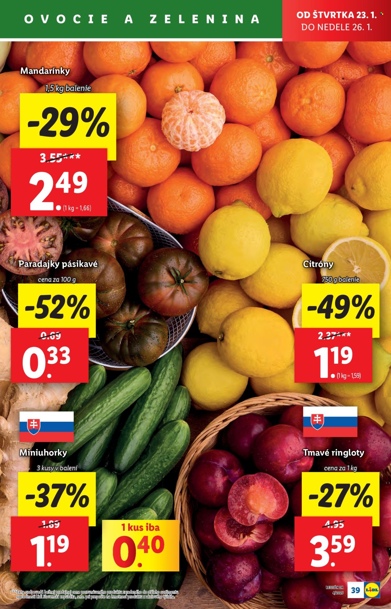 Leták Lidl - 20.1.2025 - 26.1.2025. Strana 45