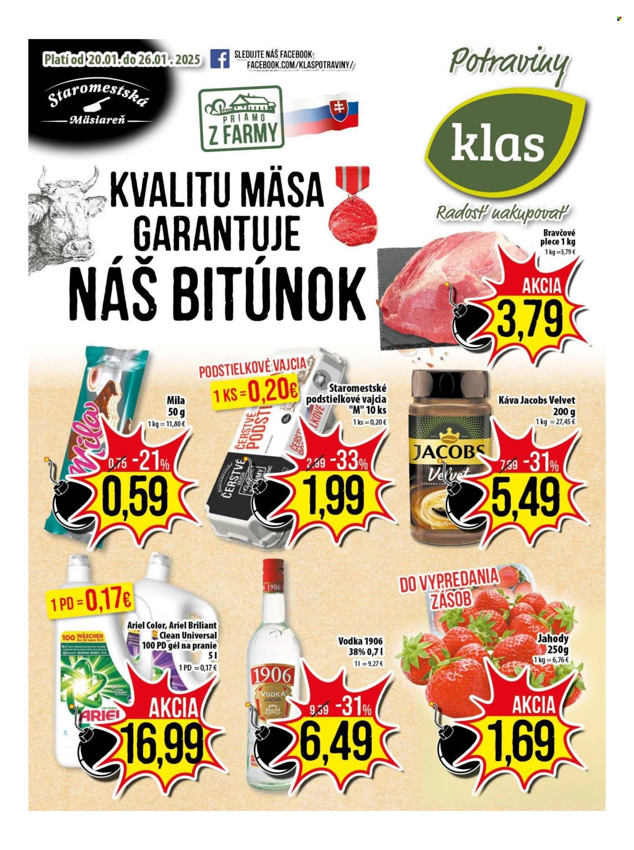 Leták Klas - 20.1.2025 - 26.1.2025. Strana 1