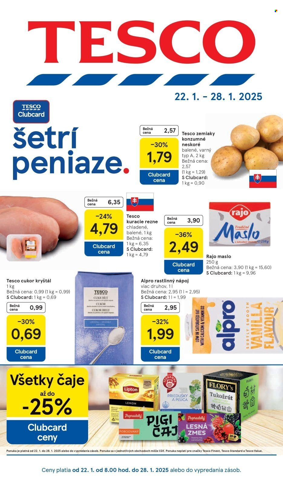 Leták TESCO - 22.1.2025 - 28.1.2025. Strana 1