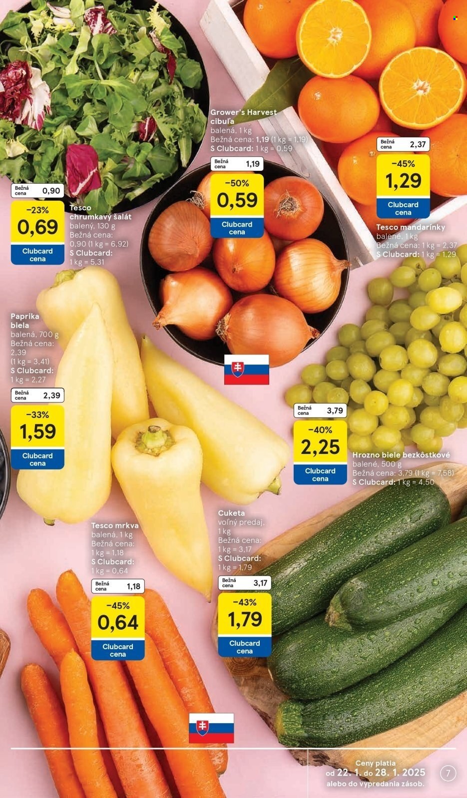 Leták TESCO - 22.1.2025 - 28.1.2025. Strana 7