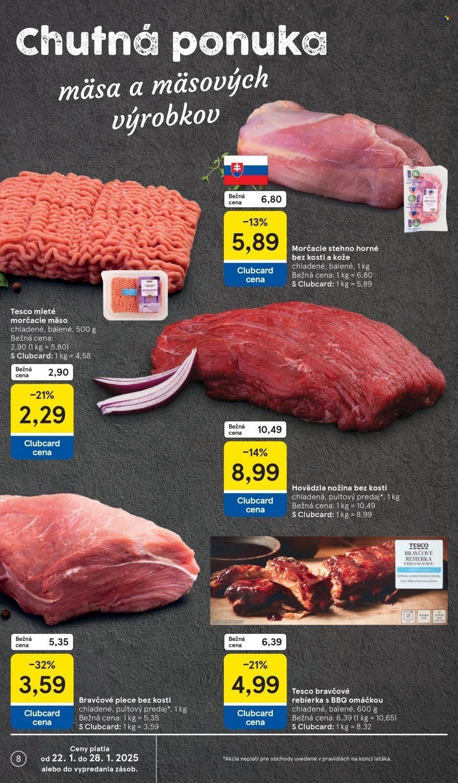 Leták TESCO - 22.1.2025 - 28.1.2025. Strana 8