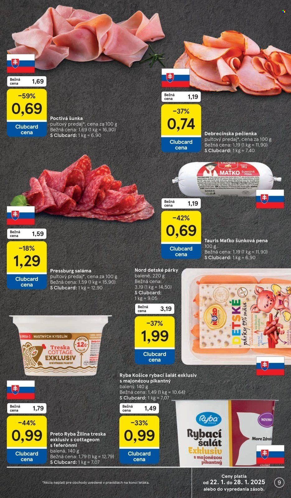 Leták TESCO - 22.1.2025 - 28.1.2025. Strana 9