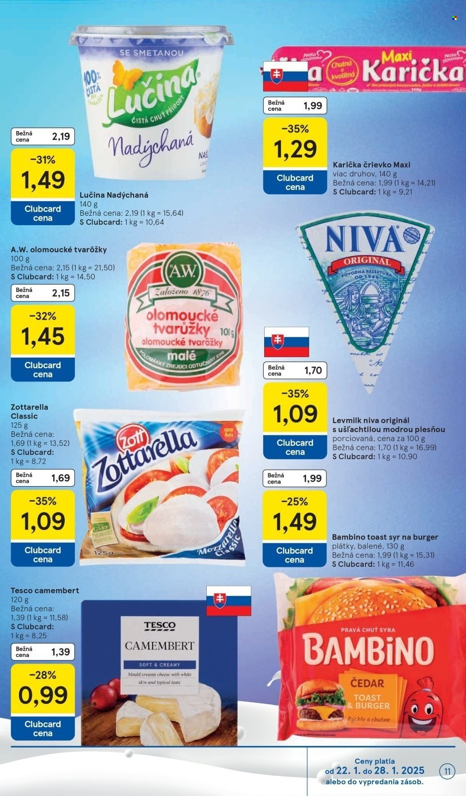 Leták TESCO - 22.1.2025 - 28.1.2025. Strana 11